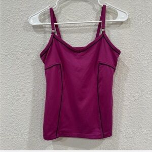 Women's Magenta Spaghetti Strap Top